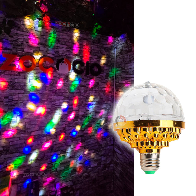 Bombillo Navideno Giratorio Luces Led